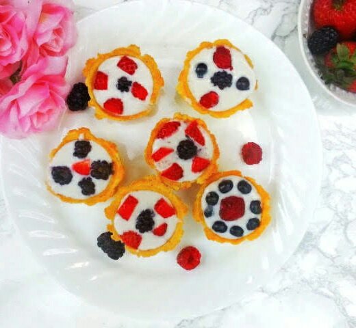 AIP Mini Fruit Tarts (Vegan,Gluten-free, Grain-free)