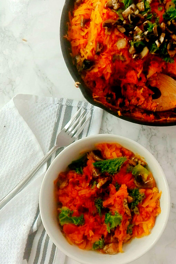 Paleo Sweet Potato and Rutabaga Hash, AIP, Whole30, Vegan, Gluten free, Paleo Breakfast, Paleo Dinner #paleobreakfast #healthybreakfast #healthymeal #glutenfree