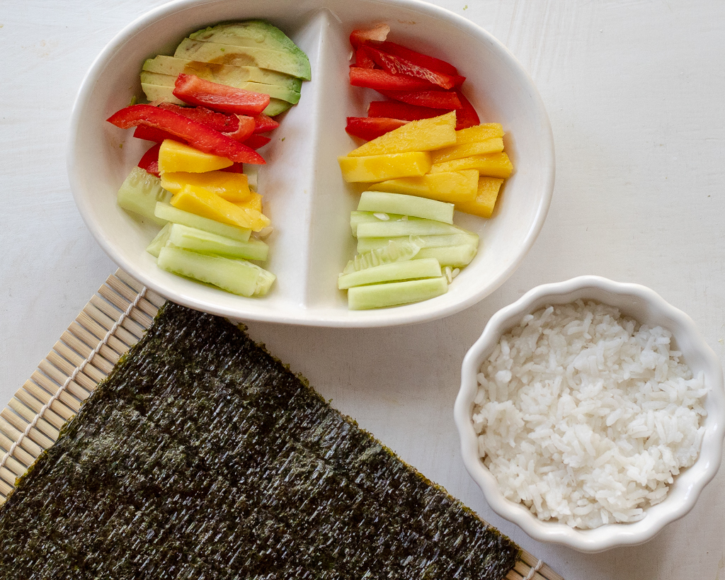 Vegan Sushi Rolls Ingredients