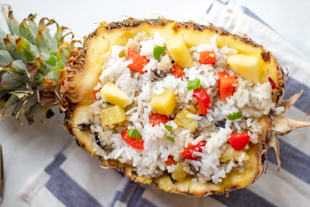 Thai Pineapple Fried Rice (Vegan, Healthy,Allergy-friendly)