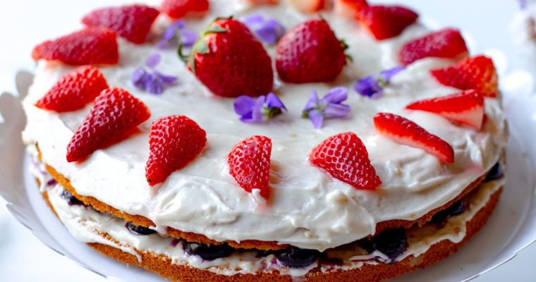 Gluten-free Vegan Vanilla Cake (Dairy-free, Healthy, Delicious )