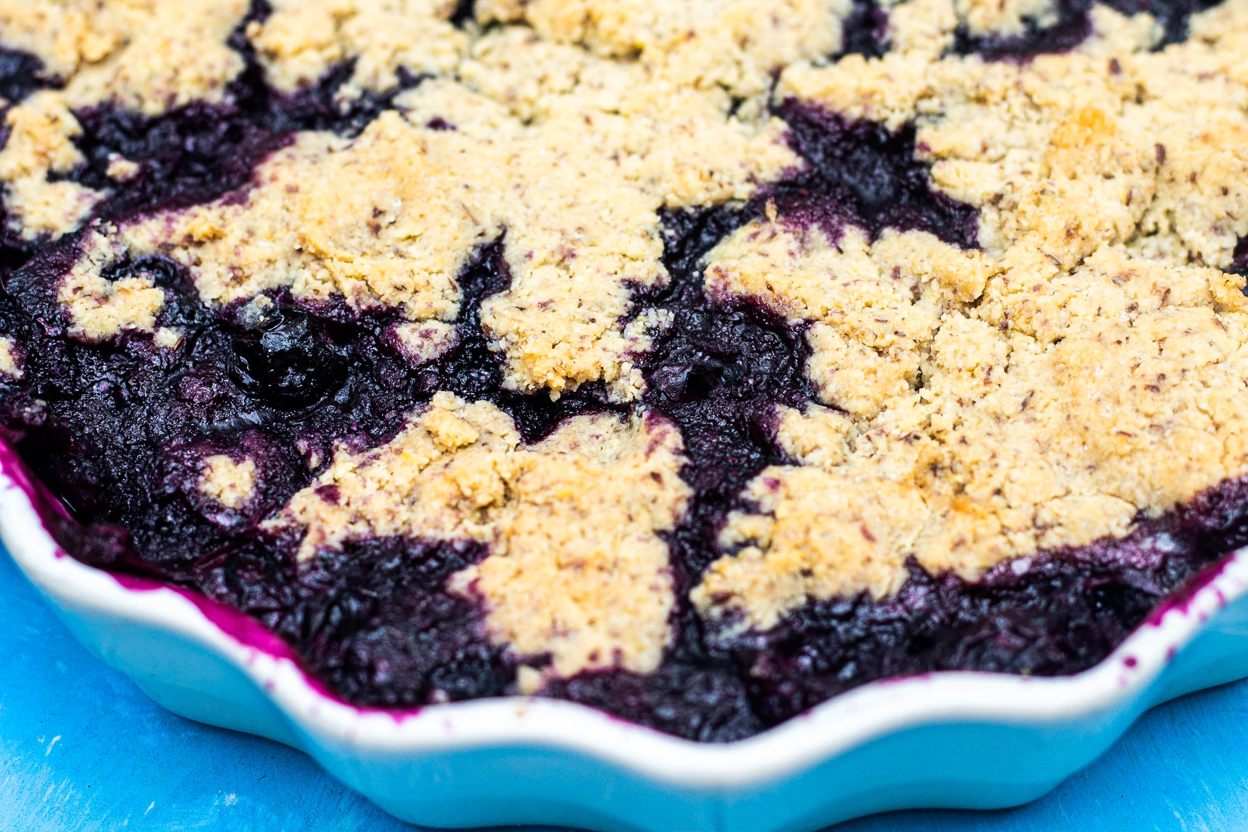 Gluten-free Blueberry Cobbler