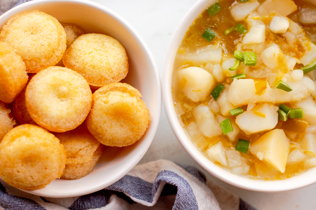 Potato and Leek Soup (Vegan, Healthy) - Allergyummy