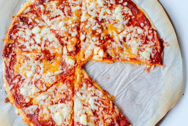 Best Gluten-free Pizza Crust (2 Ingredient, Vegan)
