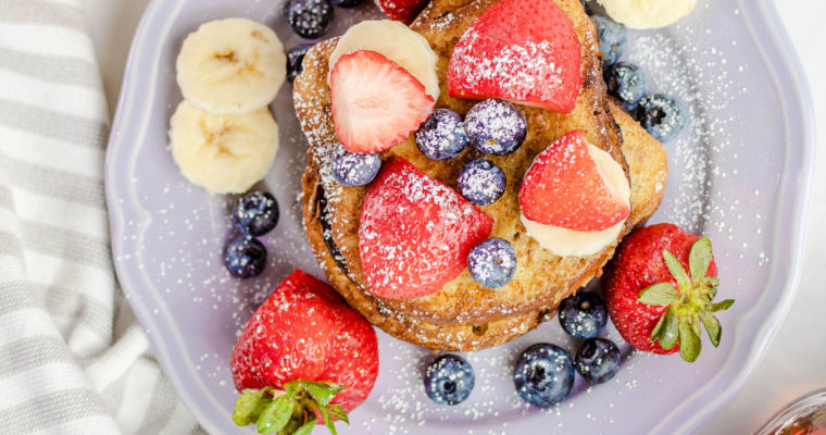 Healthy Cinnamon French Toast (Dairy-free, Gluten-free)